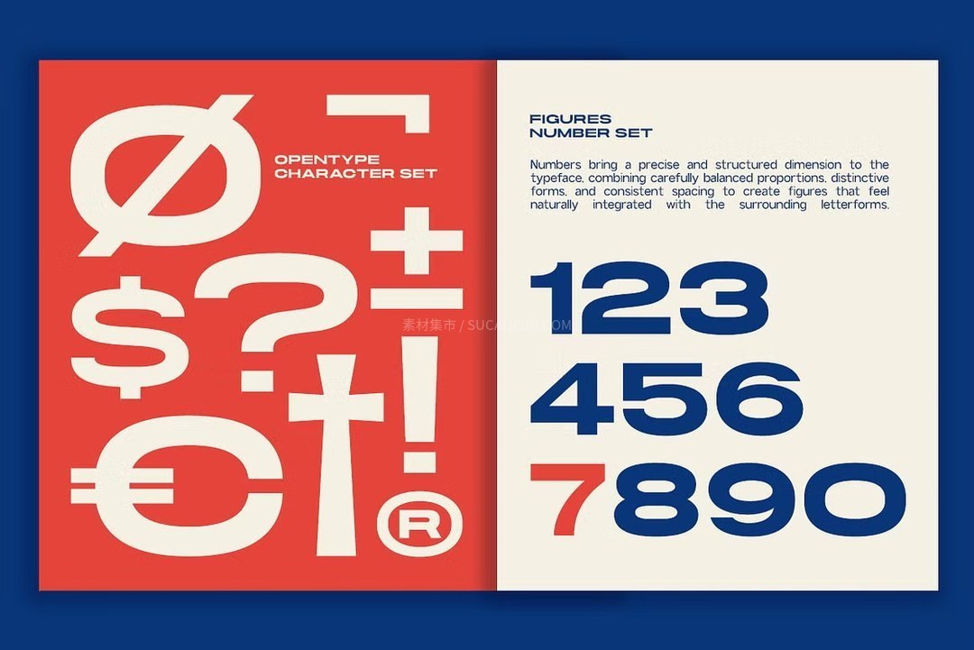 GC Dinko 现代复古加宽几何粗体无衬线可变字体